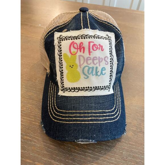 Oh For Peeps Sake Basball Hat Cap NWOT - Picture 4 of 4